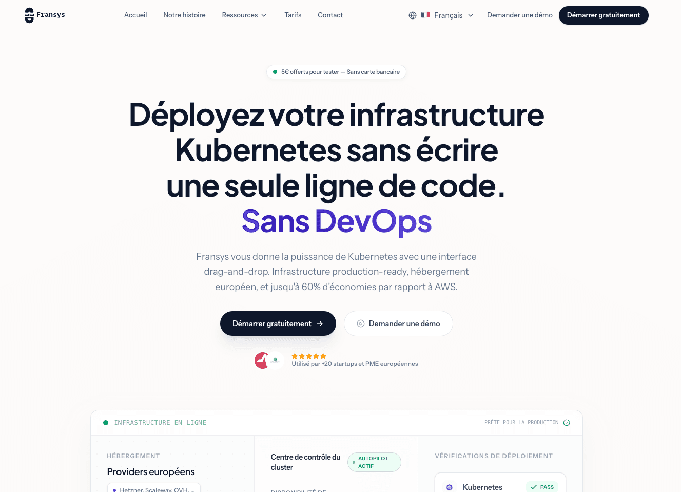 Aperçu du projet Fransys